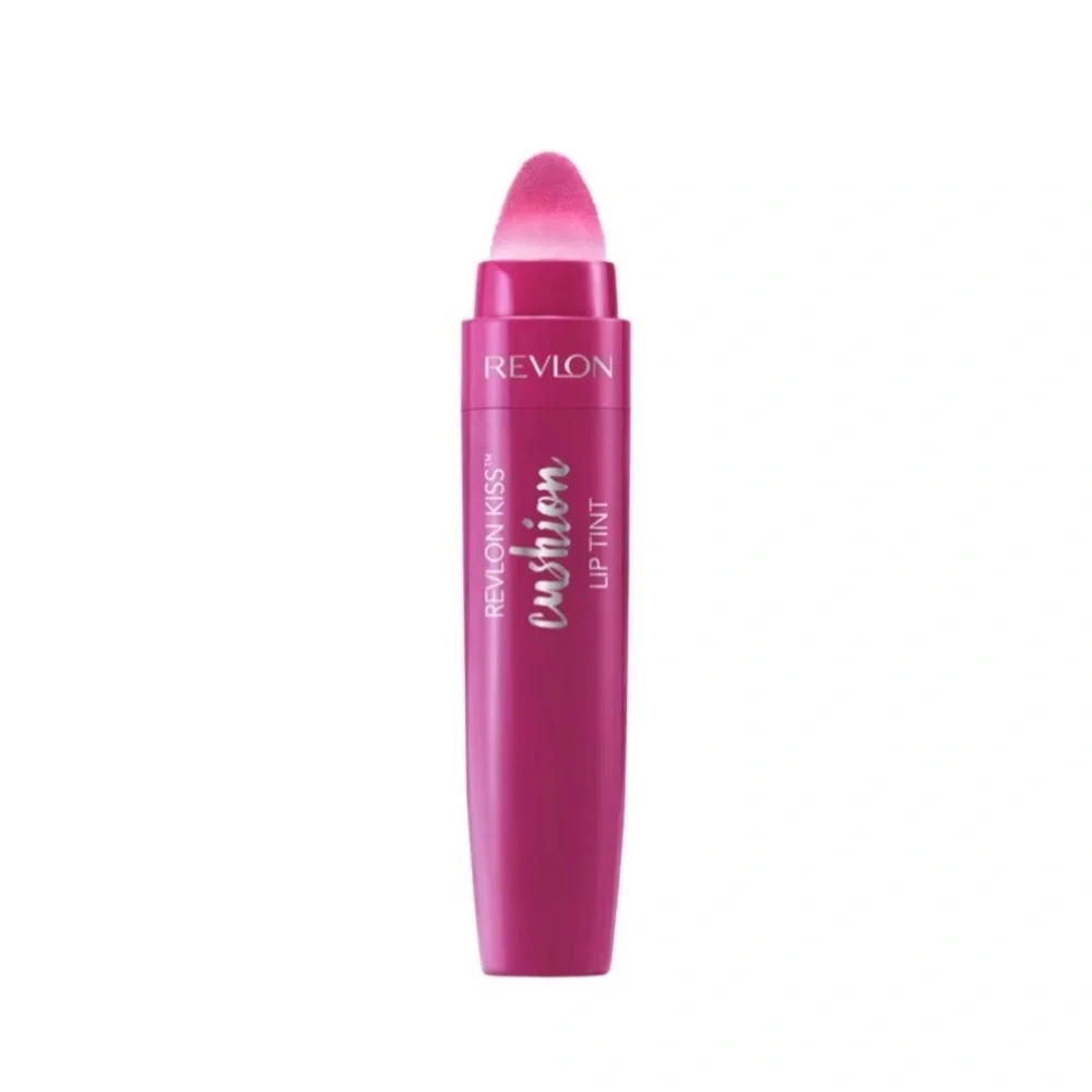 3pk Revlon Kiss‎ Cushion plush Lip Tint- Berry Lit, Pink IRL, #310 (peacy tint)